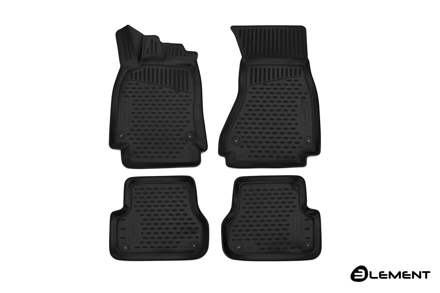 Коврики 3D в салон AUDI A6 III (C7), 2012-, Avant/Allroad/без перч. ящика, 4 шт. (полиуретан) / Ауди А6