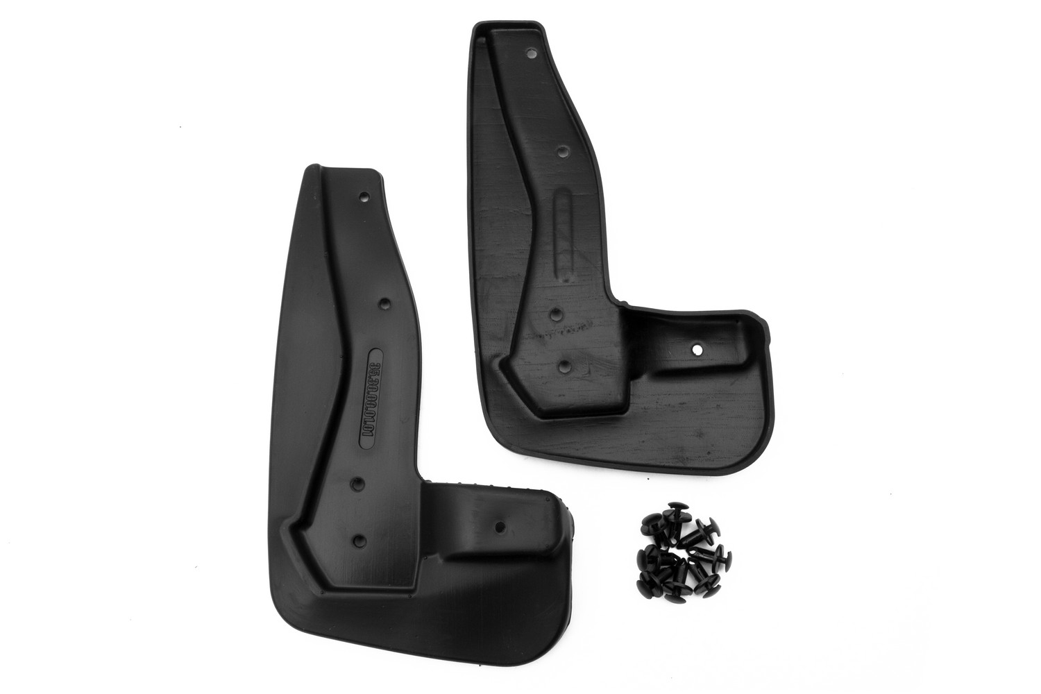 Брызговики передние для MITSUBISHI Pajero Sport III рестайлинг 2019 - 2 шт.(optimum) в пакете / Митсубиси Паджеро спорт