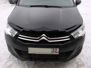 Дефлектор капота темный CITROEN C4 Hatchback 5 door 2011-, NLD.SCIC41112 / Ситроен С4