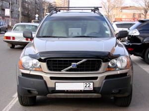 Дефлектор капота для VOLVO XC90 2003-2014 внедорожник SIM / Вольво ХС90