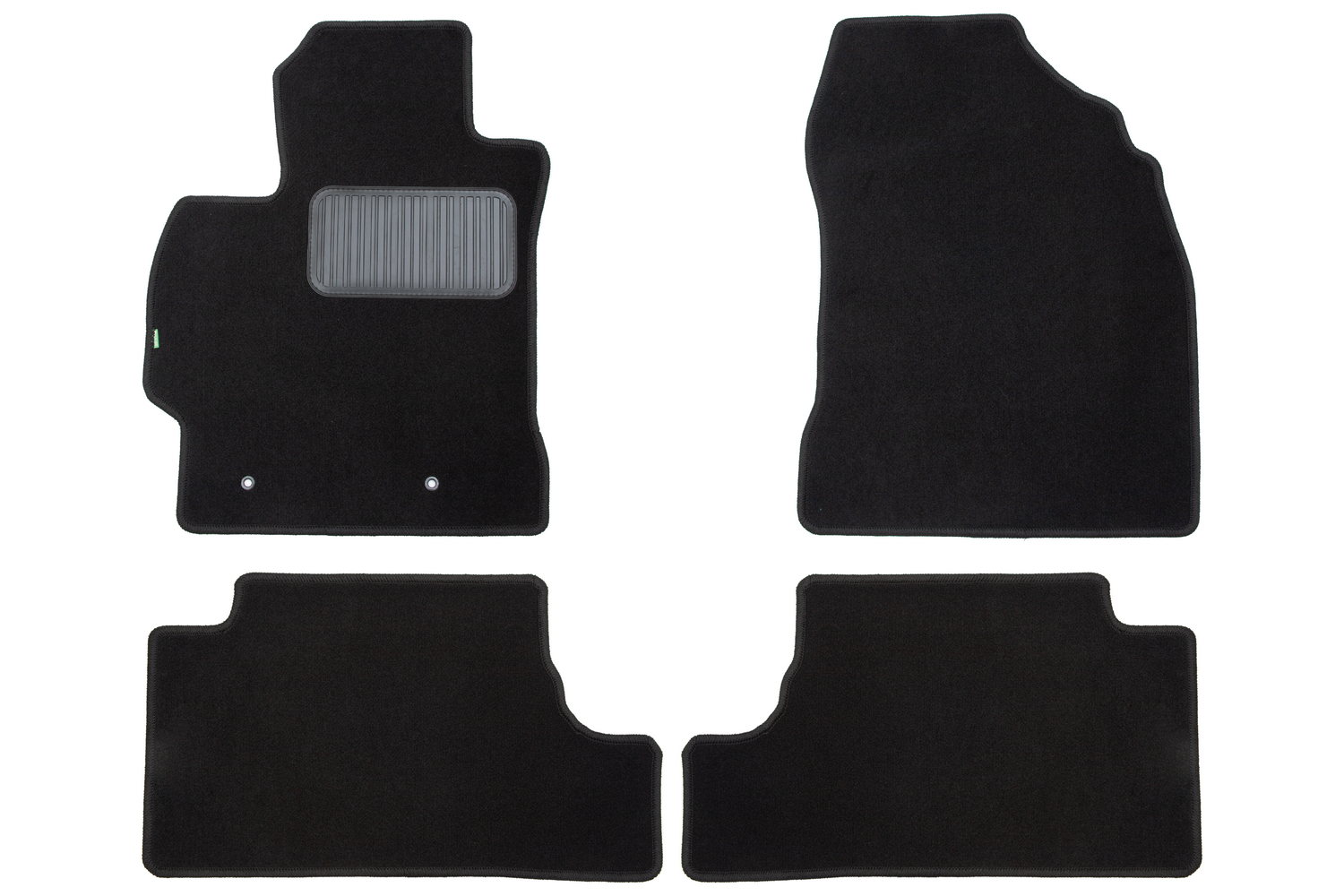 Коврики в салон Klever Standard TOYOTA Land Cruiser 120 Prado АКПП 2002-2007, 2007-2009, внед., 4 шт. (текстиль) / Тойота Ленд крузер прадо