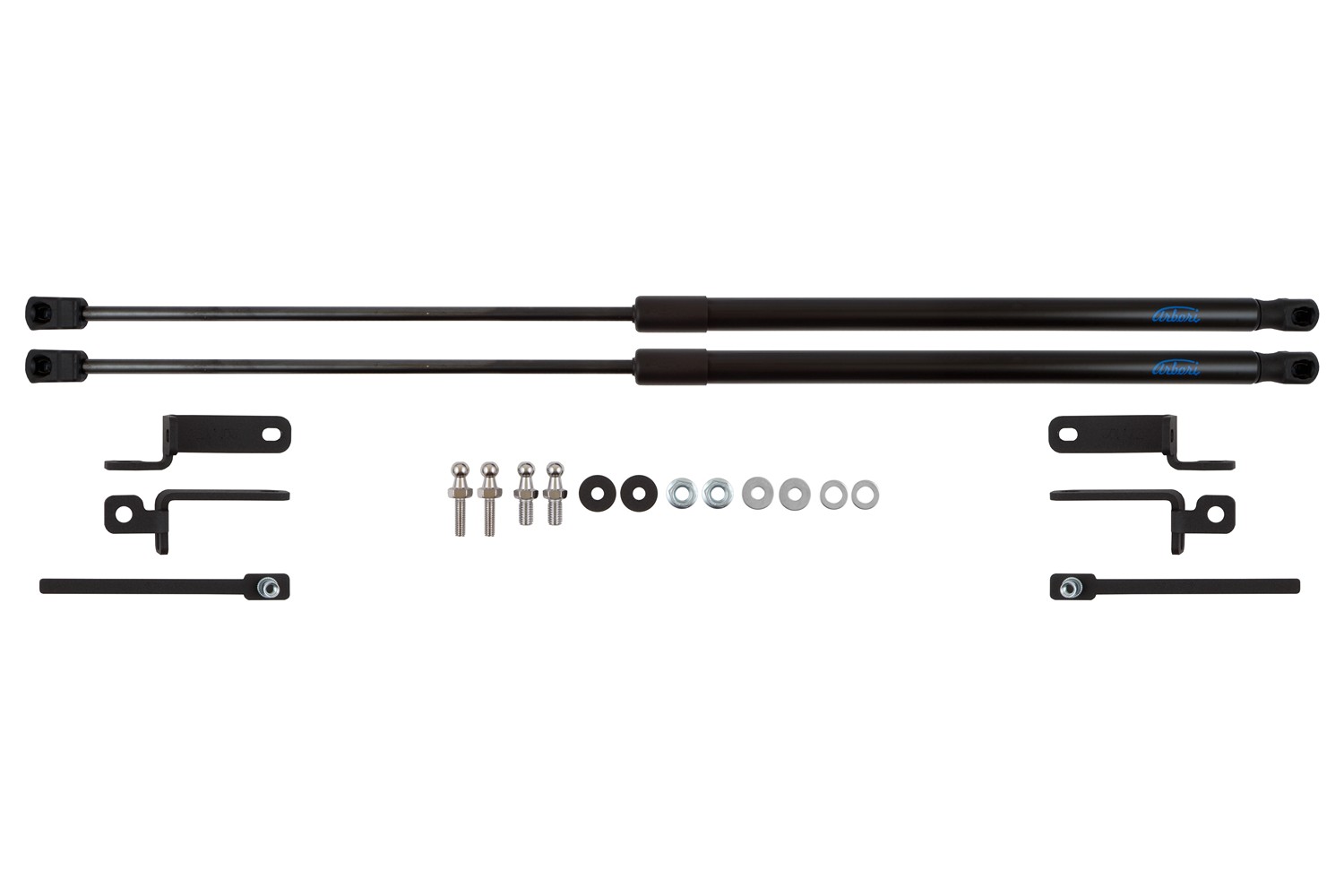 Упоры капота для GAC Trumpchi GS3 2022-2024 (II), GAC GS3 2024-н.в. внедорожник 5 дв. Arbori 2 шт. / Гак Трампчи ГС3