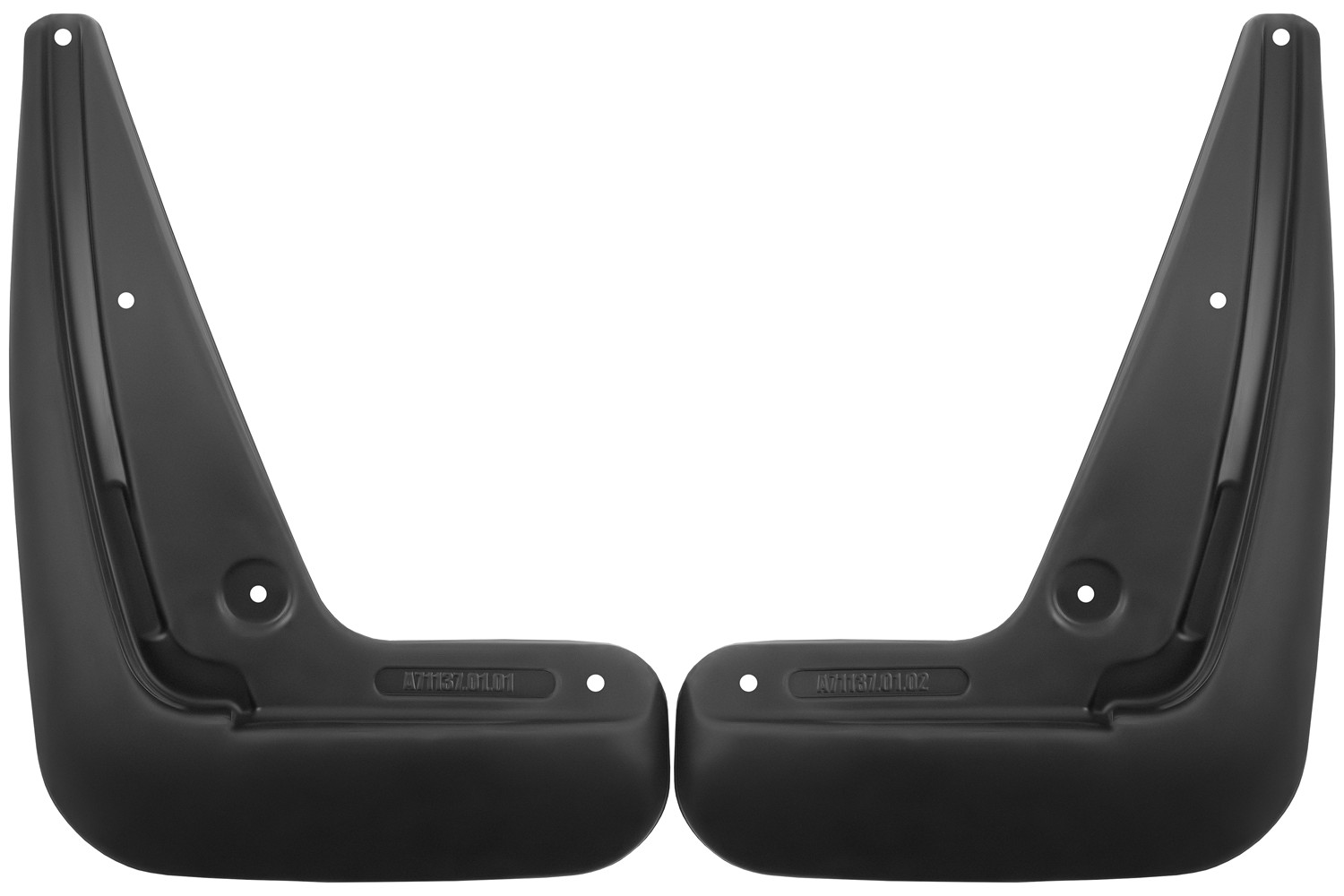 Брызговики передние для  HYUNDAI Tucson IV Рестайлинг 2023 - 2 шт.(optimum) в пакете / Хендай Туксон