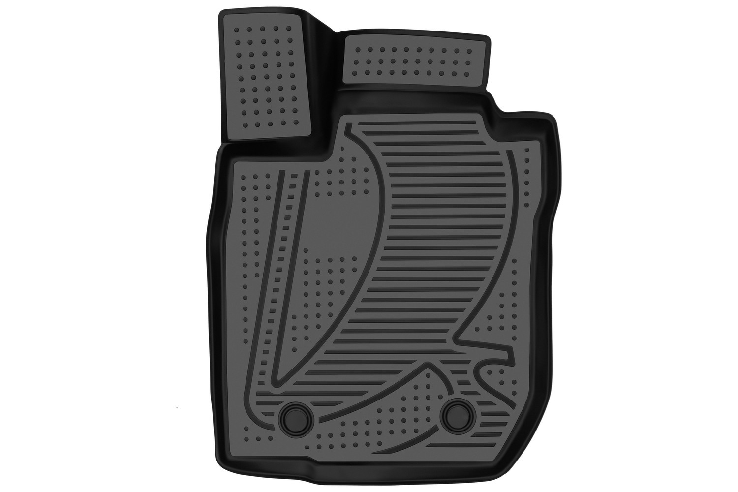 Коврик 3D в салон для LADA Largus, 2012-, Передний левый, 1шт. (полиуретан) / Лада Ларгус